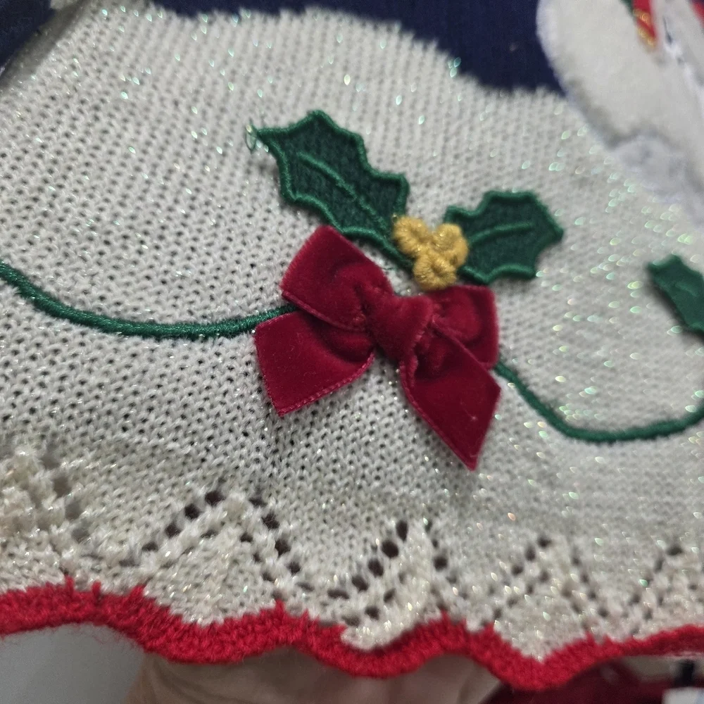 Vintage B.T. Kids Girls Sweater & Pants Set Holiday Size 3T
